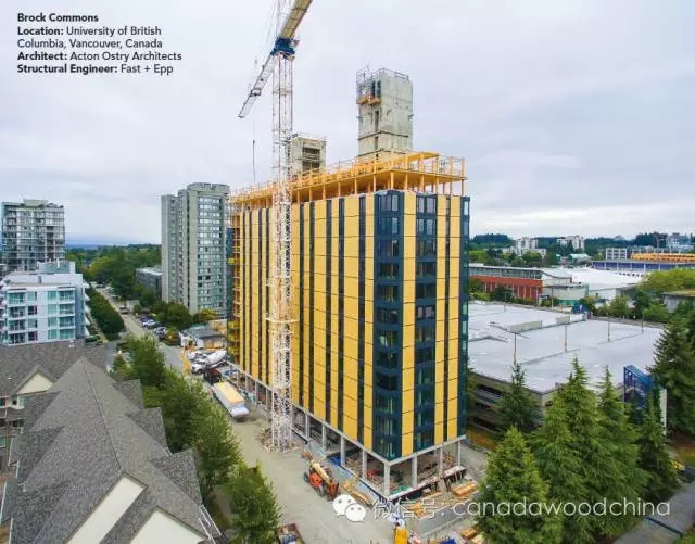 全球最高18层全木的学生公寓,位于加拿大ubc大学校园